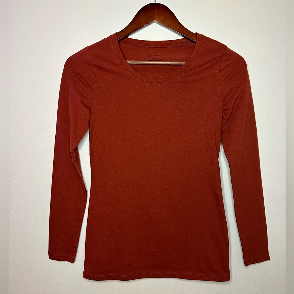 No boundaries Burnt Orange Long Sleeve